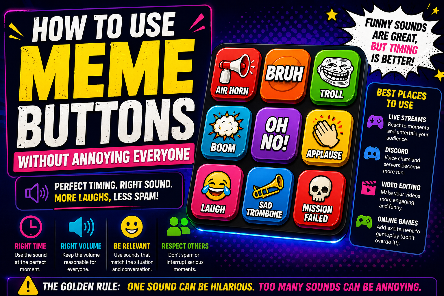 How to Use Meme Buttons Without Annoying Everyone 1 Meme sound buttons